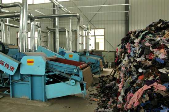 废旧纺织品绿色产业链